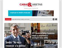 Tablet Screenshot of carasycaretas.com.uy